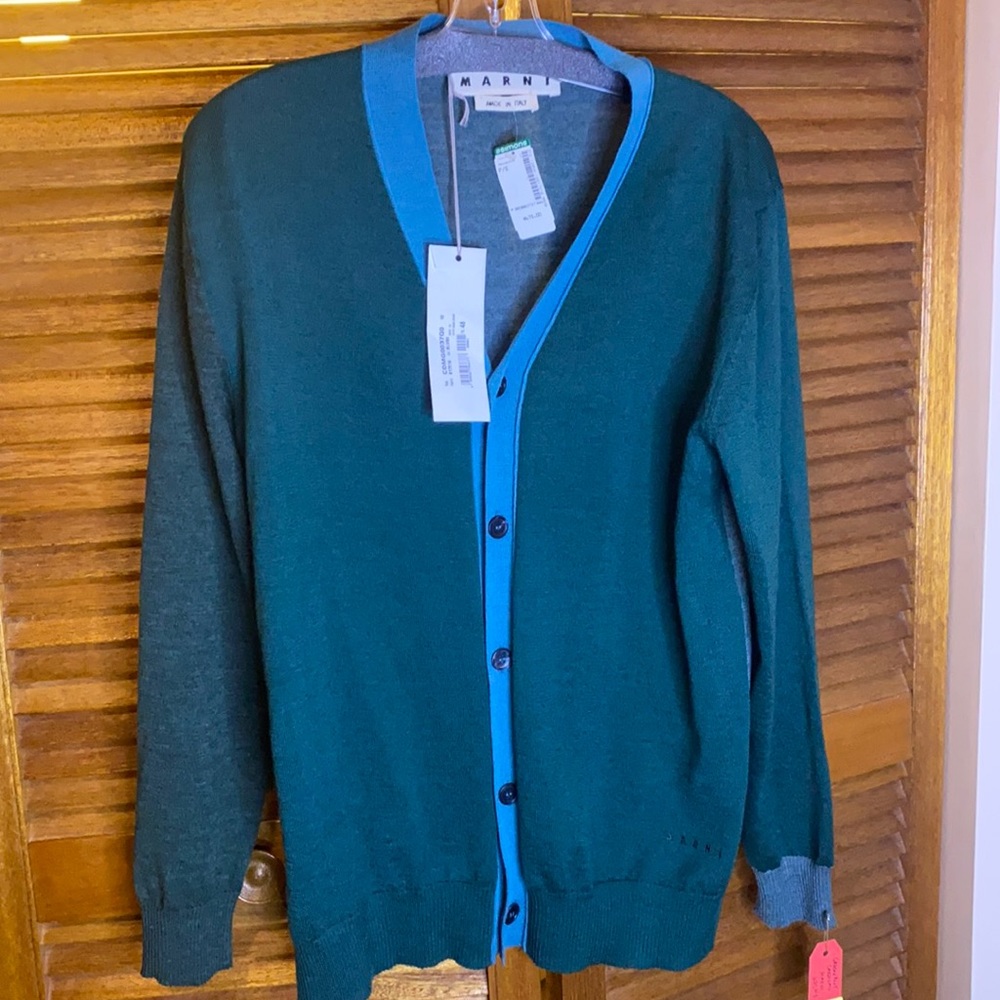 Marni Lana vergine new wool cardigan